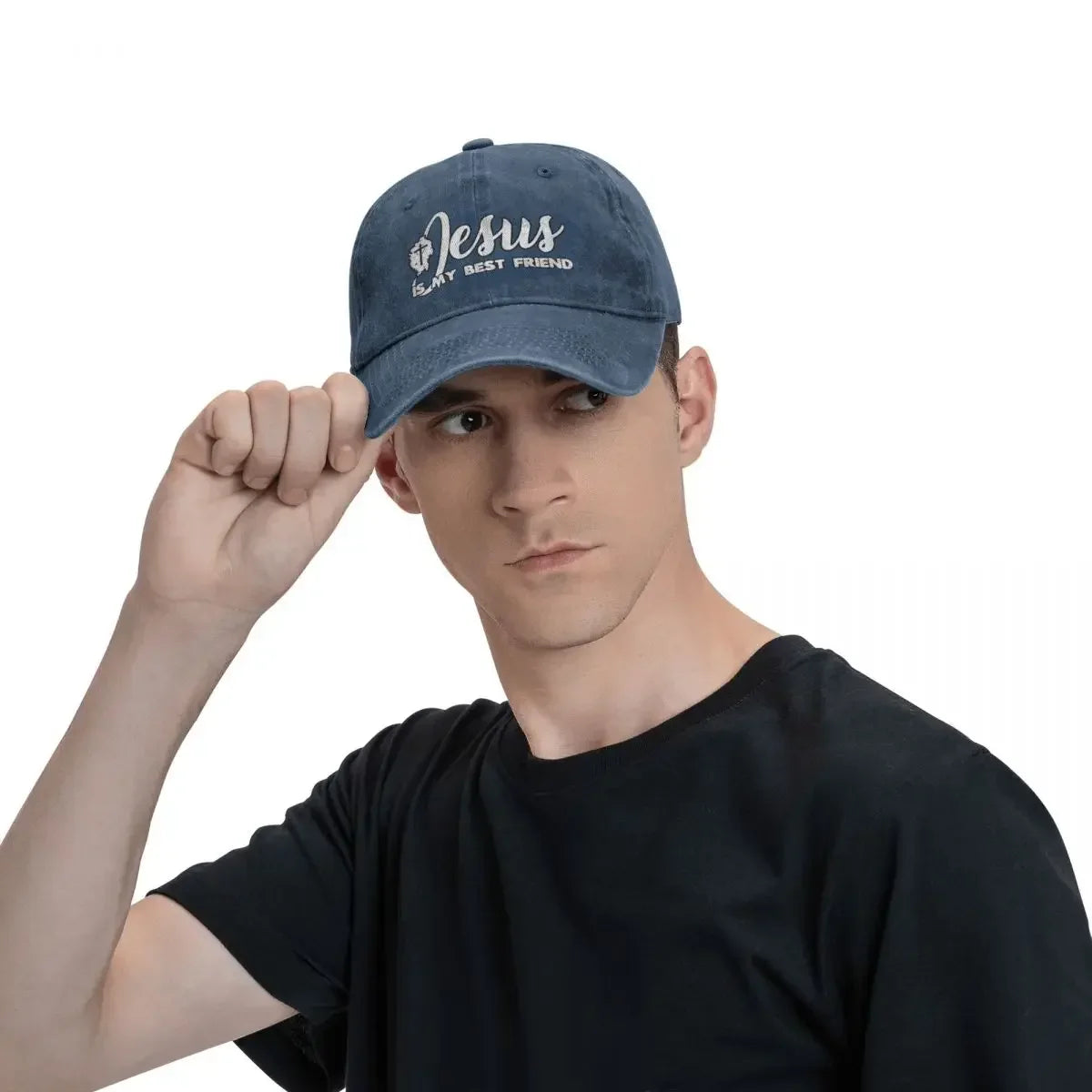 Jesus Is My Best Friend Christian Baseball Cap