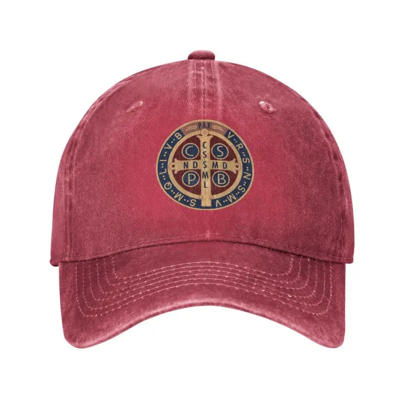 Fashion Cotton Saint Benedict Medal Baseball Cap