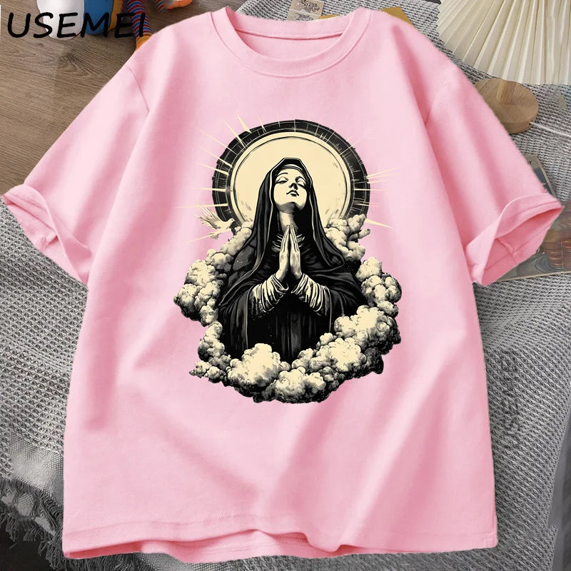 Virgin Mary Graphic T-Shirt