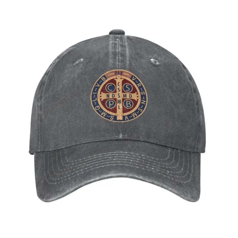 Fashion Cotton Saint Benedict Medal Baseball Cap