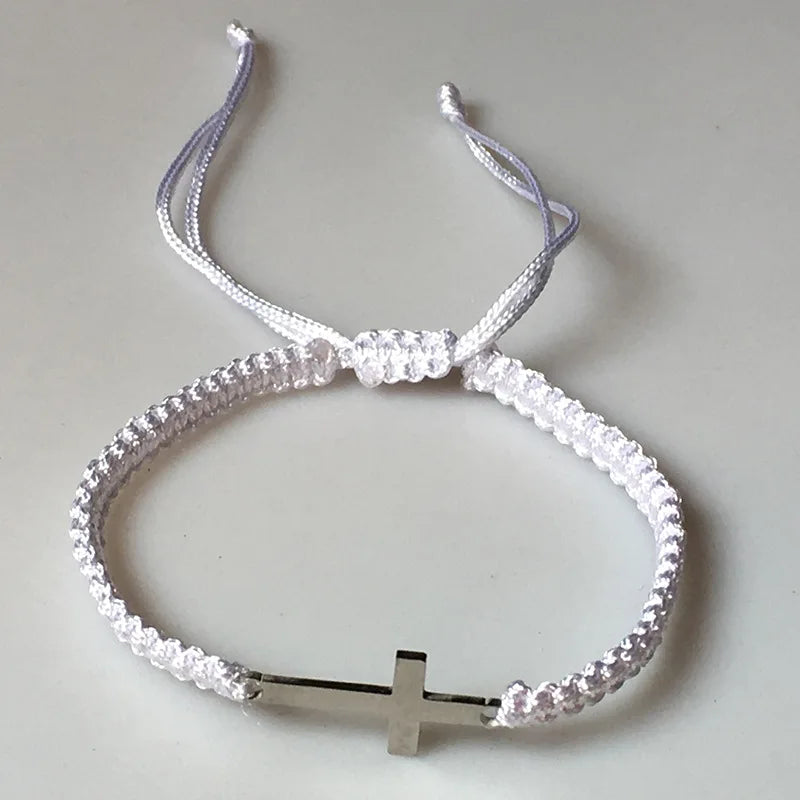 Simple Cross Rope Couple Bracelets