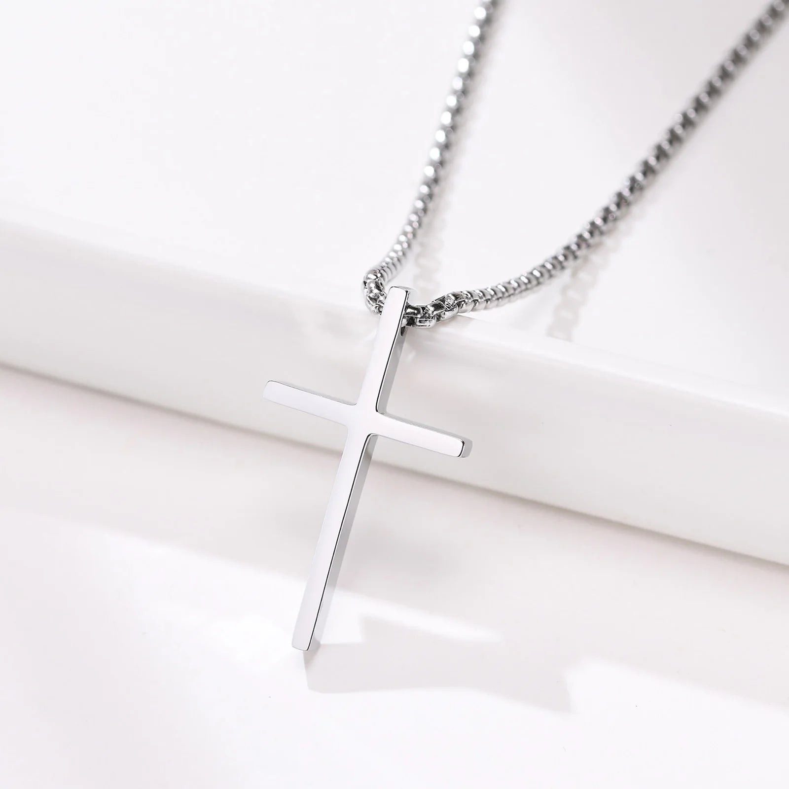 Vnox Mens Cross Necklace
