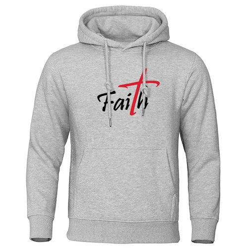 Faith Letter Printed Hoodie