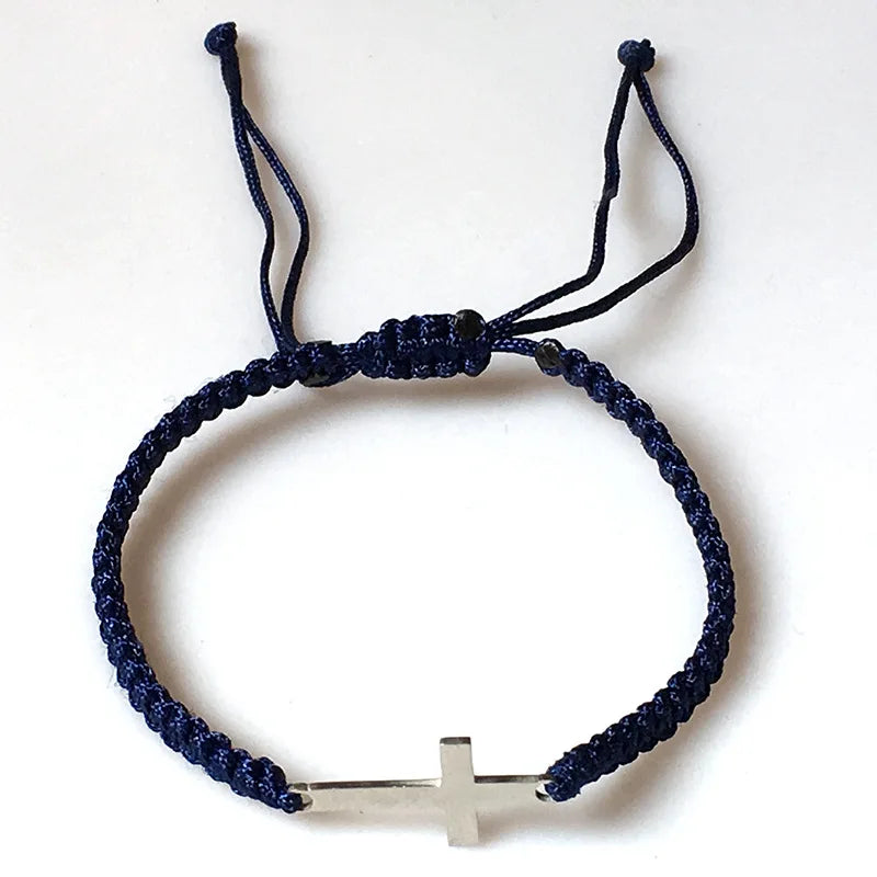 Simple Cross Rope Couple Bracelets