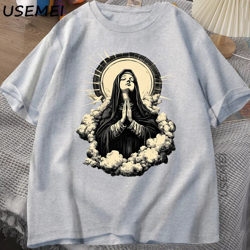 Virgin Mary Graphic T-Shirt