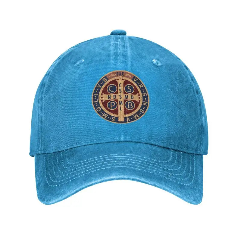 Fashion Cotton Saint Benedict Medal Baseball Cap