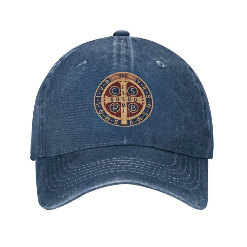 Fashion Cotton Saint Benedict Medal Baseball Cap
