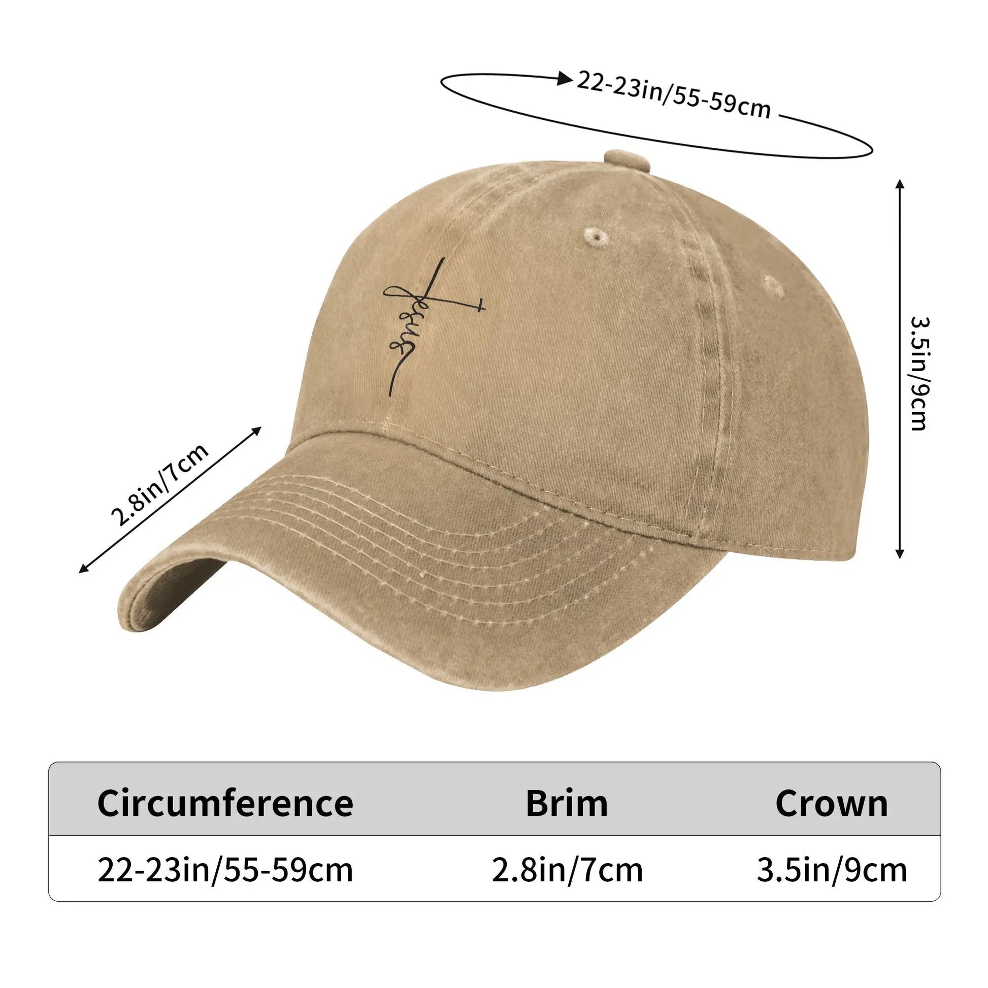 Jesus Cross Christianity Baseball Cap