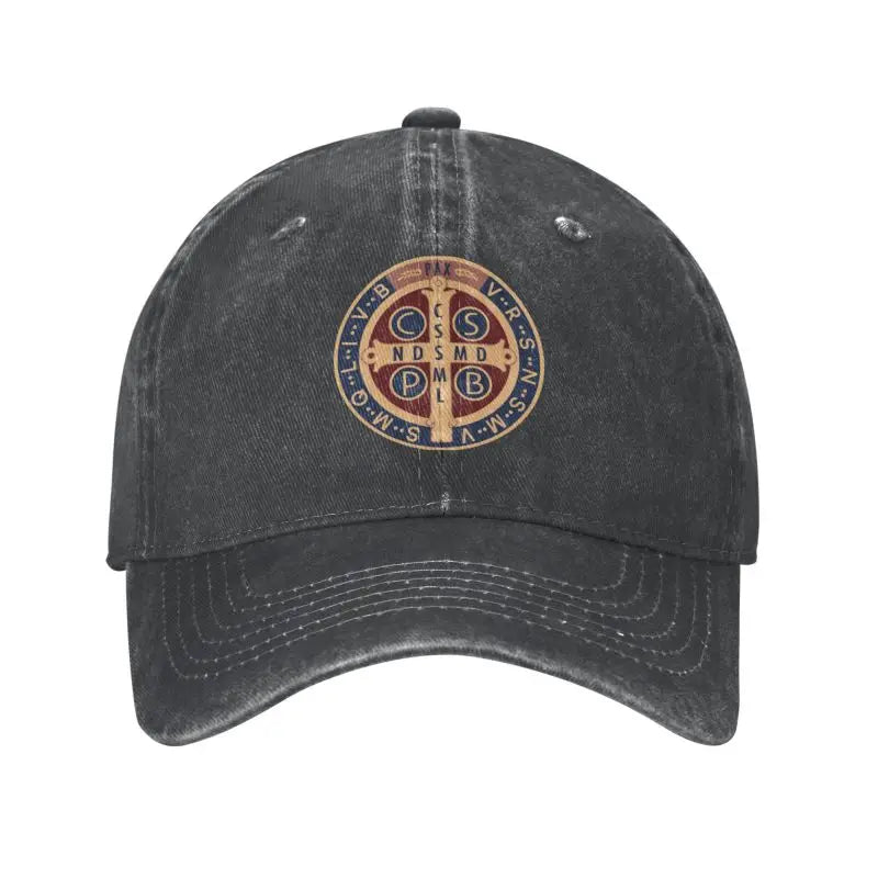 Fashion Cotton Saint Benedict Medal Baseball Cap