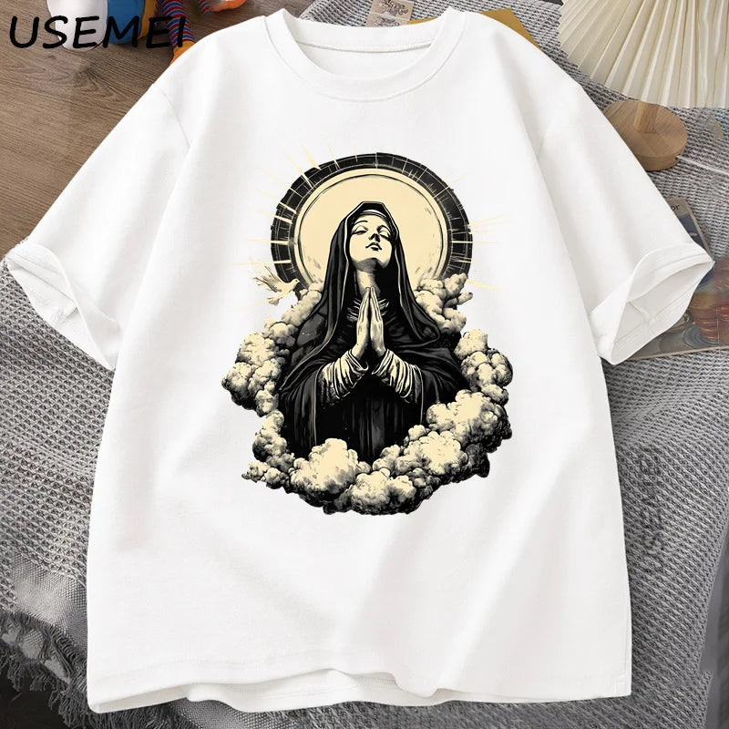 Virgin Mary Graphic T-Shirt