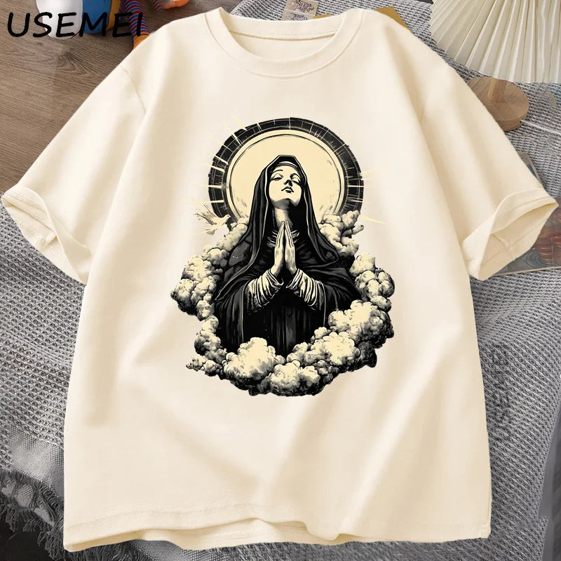 Virgin Mary Graphic T-Shirt