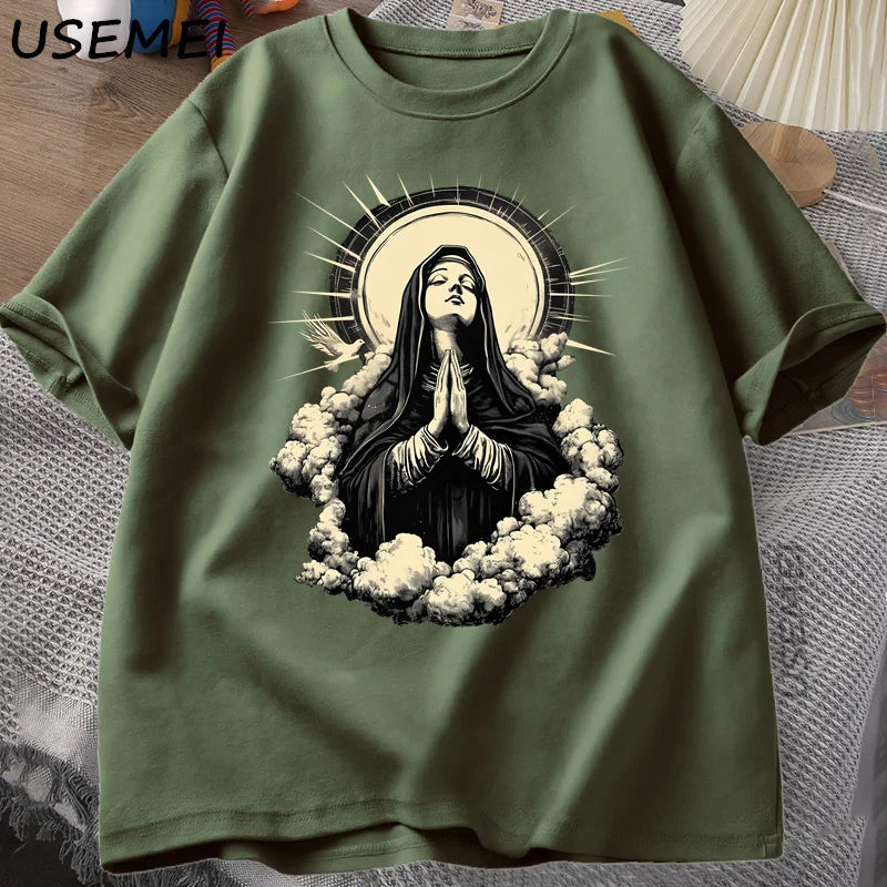 Virgin Mary Graphic T-Shirt