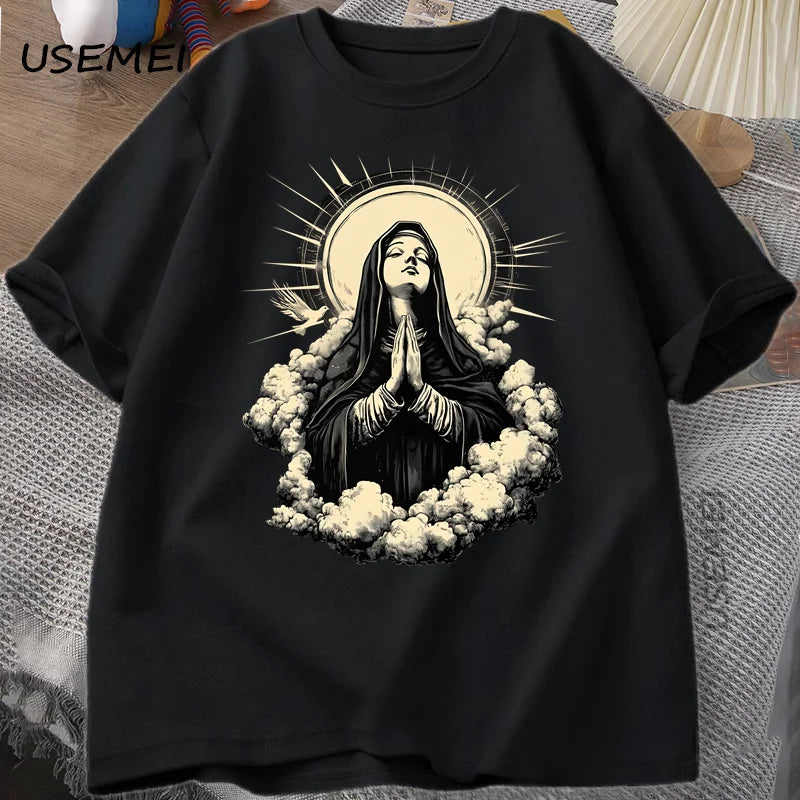 Virgin Mary Graphic T-Shirt