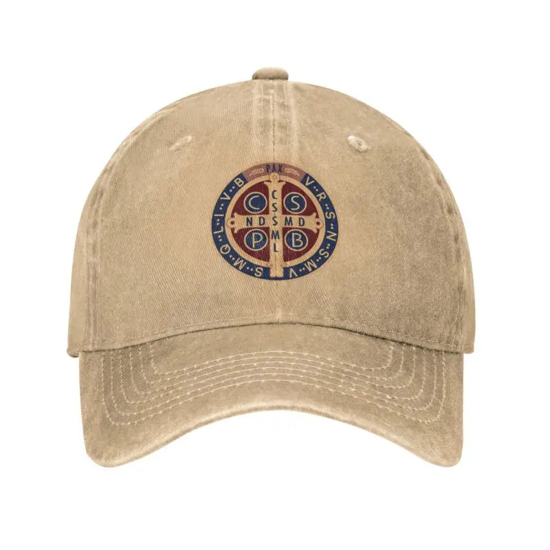 Fashion Cotton Saint Benedict Medal Baseball Cap